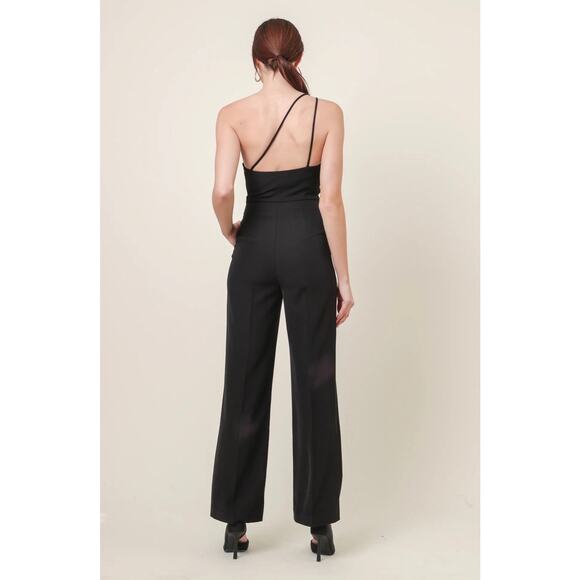 NWT! Line & Dot Vaughn Sleek Jumpsuit in Black - Size Small - Picture 8 of 15